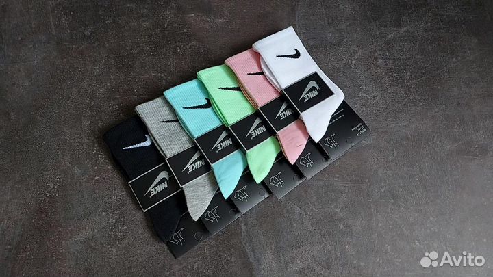 Носки Nike высокие цветные