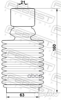 Пыльник переднего амортизатора с отбойником