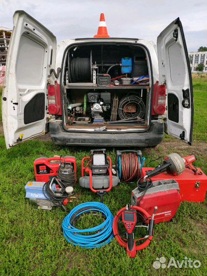 Прочистка канализации, устранение засоров