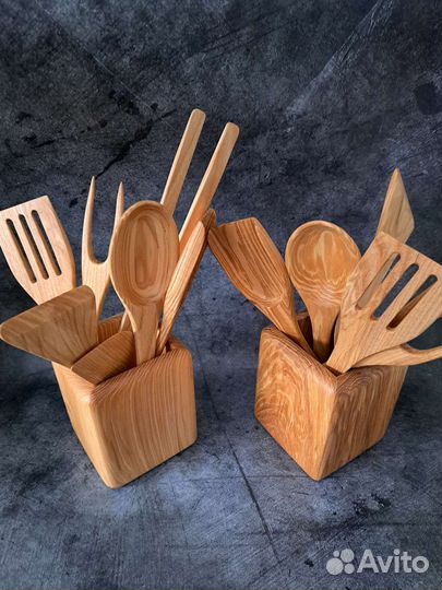 Кухонный набор ручной работы из ясеня