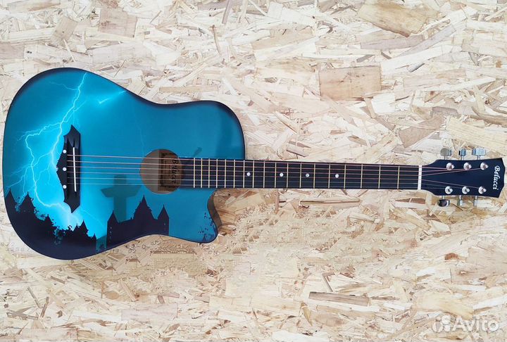 Гитара с рисунком