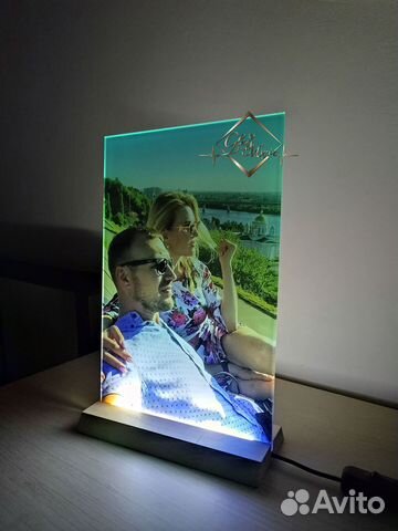 Подставка с подсветкой под Трек на стекле А4