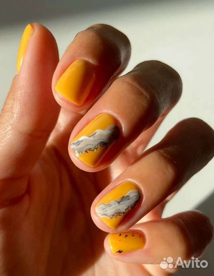 Маникюр с покрытием гель лак. Первое посещение