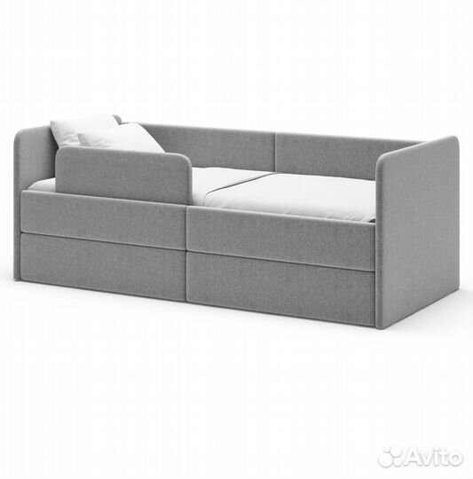 Кровать детская Romack Leo с бортиком и ящиками