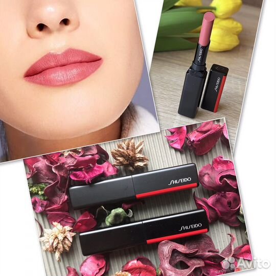 Shiseido атласная помада тон 210 j-pop