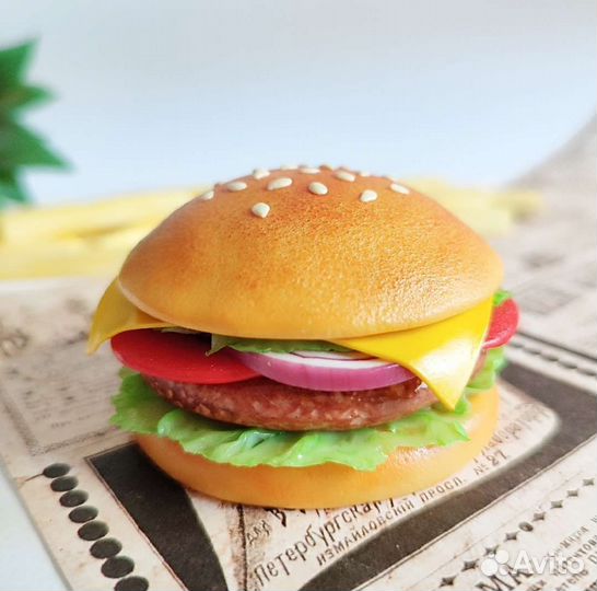 Еда, сладости из полимерной глины