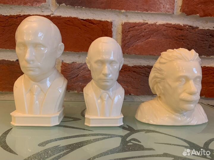 Бюст Путина В.В. и Эйнштейн А