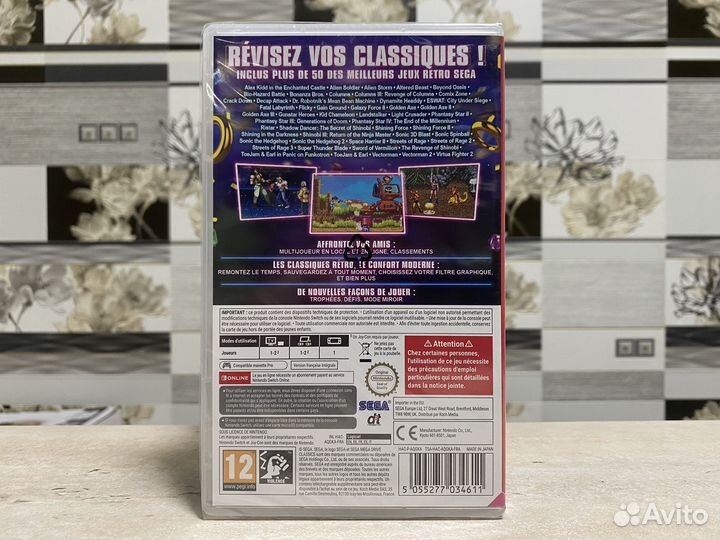 Sega Mega Drive Classics (Новый Картридж) Switch