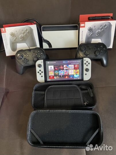Nintendo switch oled прошитая чип