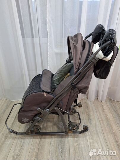 Детские санки коляска