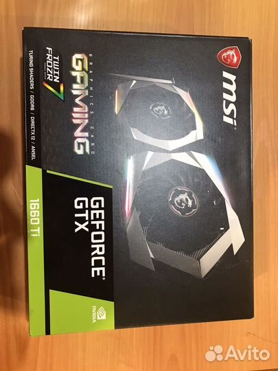 Видеокарта MSI GeForce GTX 1660 Ti gaming X 6G