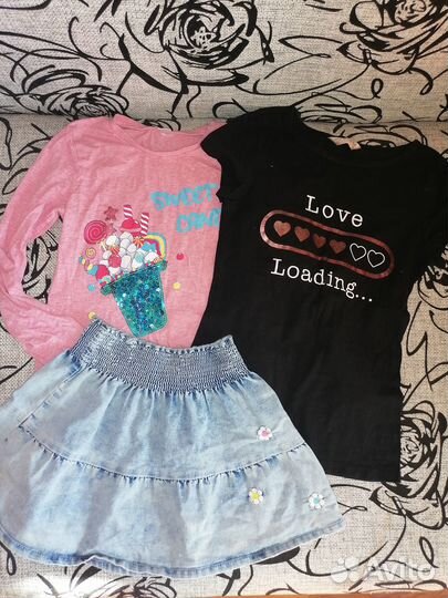 Пакет одежды для девочки 6-8 лет