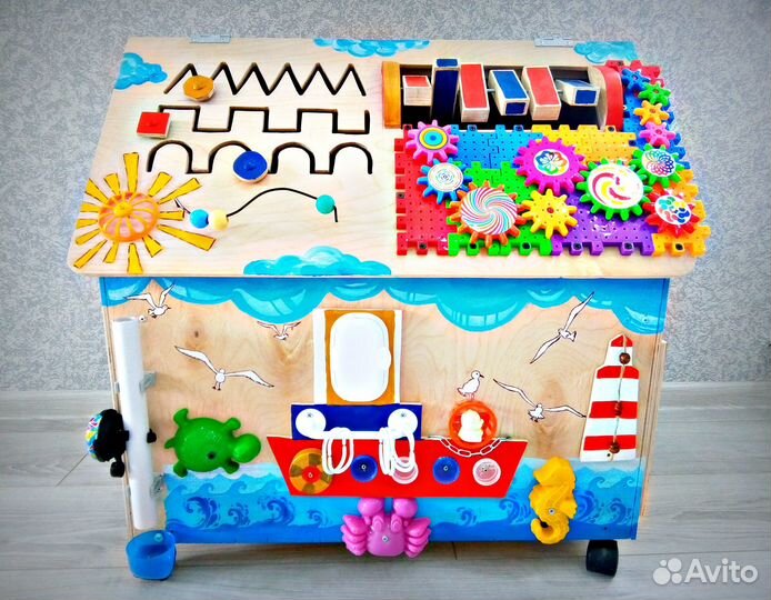 Бизиборд домик большой