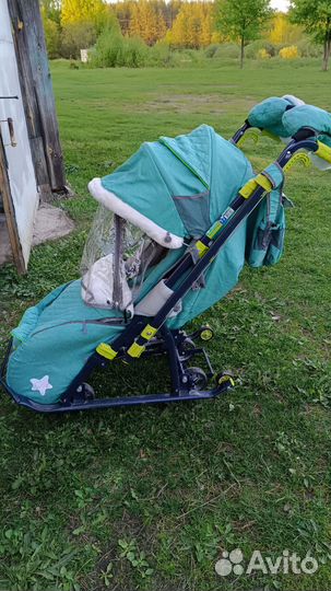 Коляска санки