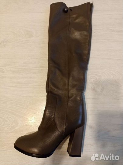 Сапоги женские еврозима натуральная кожа 37 р