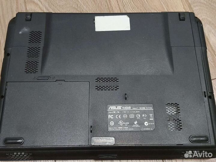 Корпус для ноутбука asus k40ab