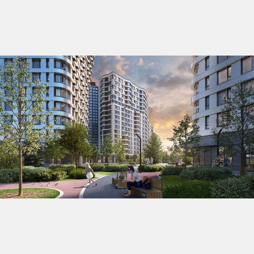 Квартира-студия, 31,6 м², 2/21 эт.