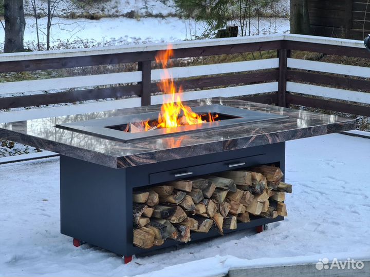 Гриль стол Монблан