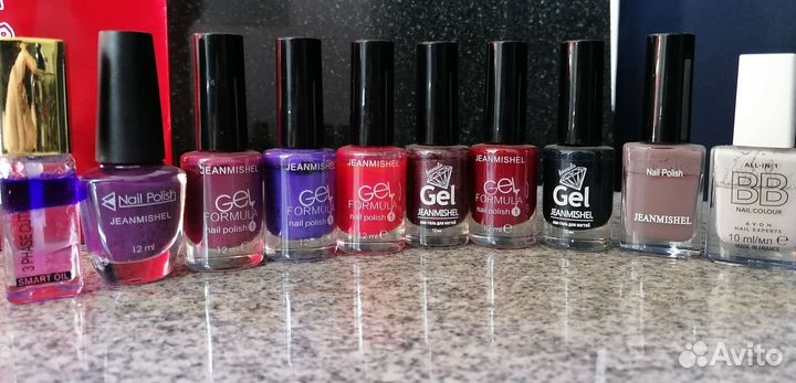 Лак для ногтей, сет 10 штук