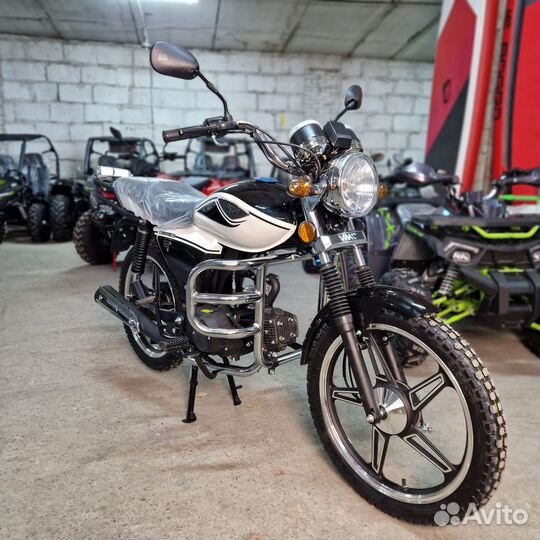 Мопед Vento Riva 2 RX 110cc Чёрно\Белый