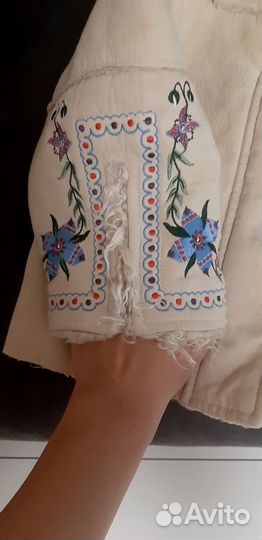 Пиджак для девочки замшевый