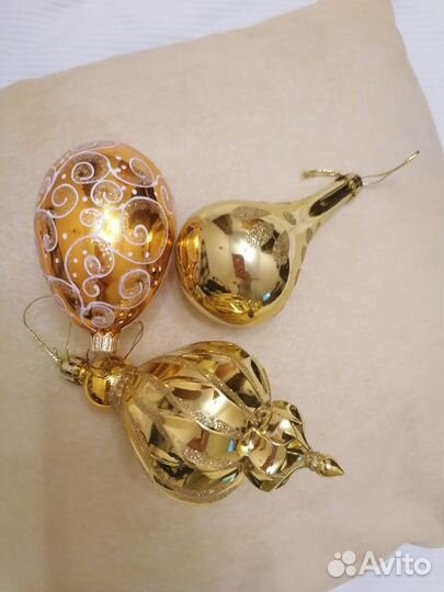 Елочные игрушки новые. За 3 шт
