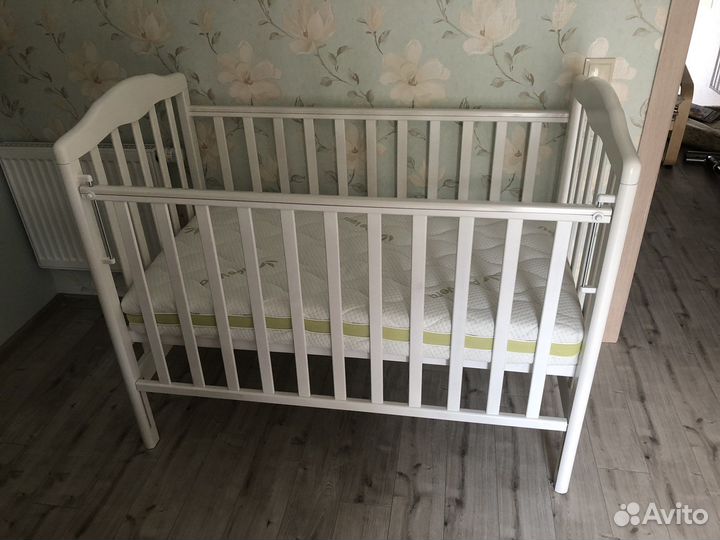 Детская кроватка Антел Алита с матрасом