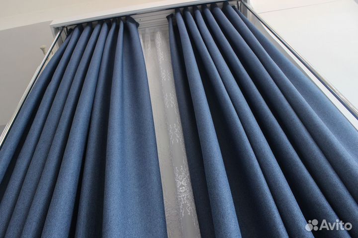 Шторы готовые рогожка