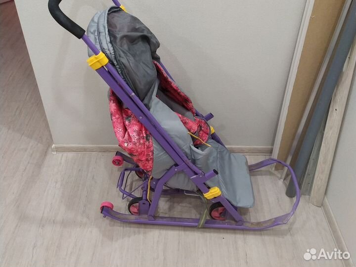 Детские санки коляска бу