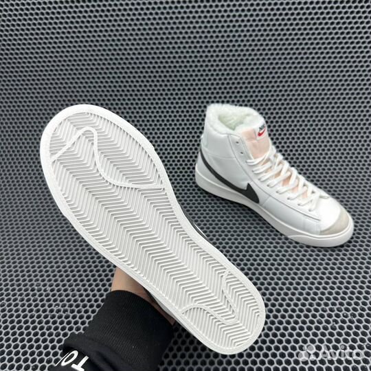 Кроссовки Nike Blazer Mid С мехом зима