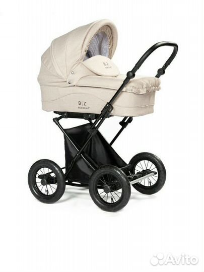 Коляска-люлька babizaro classic beige