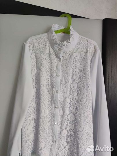 Блузка белая для девочек