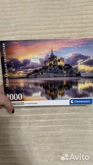 Пазлы clementoni мон-Сен-Мишель