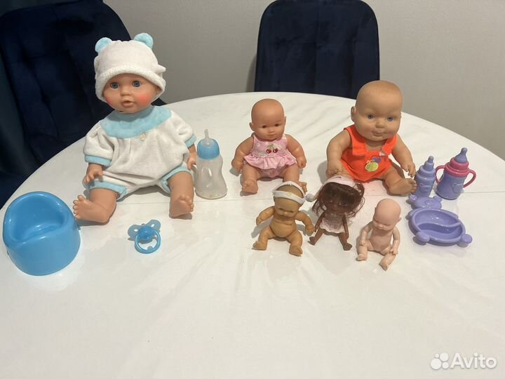 Кукла Реборн и пупсы пакетом