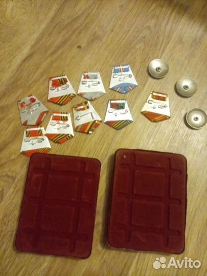 Запчасти колодки гайки СССР старинные