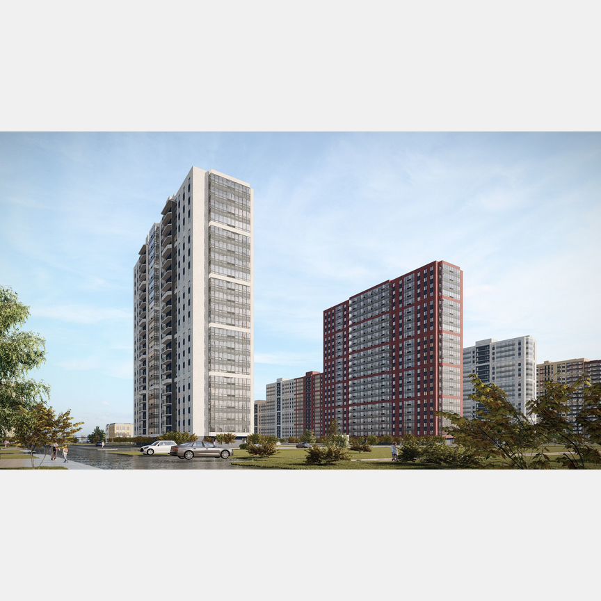 2-к. квартира, 55,5 м², 20/22 эт.