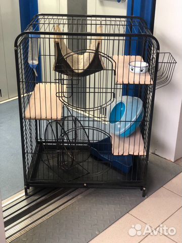 Клетка для шиншилл хорька грызунов животных