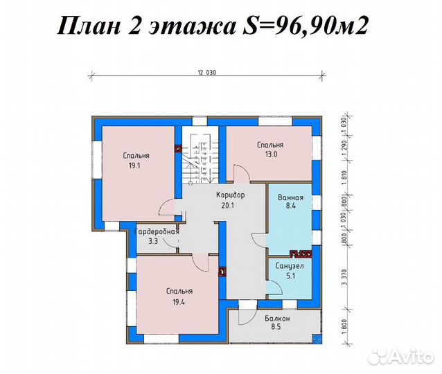 Альбом Проект двухэтажного дома - 214 м2