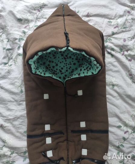 Зимний конверт в коляску