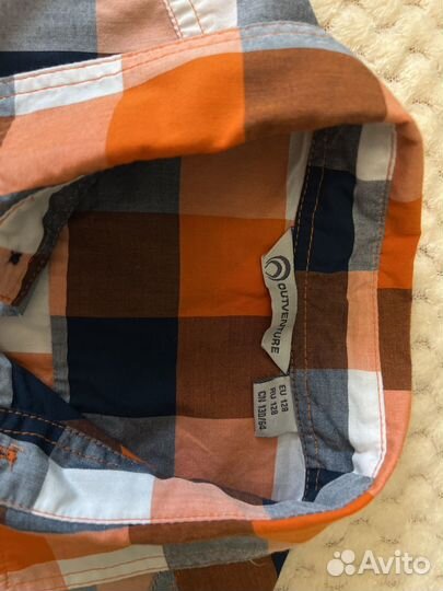 Рубашка для мальчика 128 новая