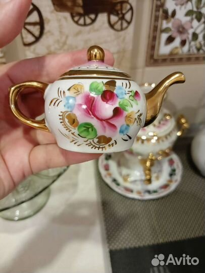 Самовар Гжель СССР