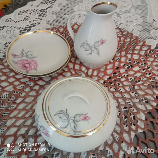 Сервиз столовый. Остатки СССР, китайский сервиз