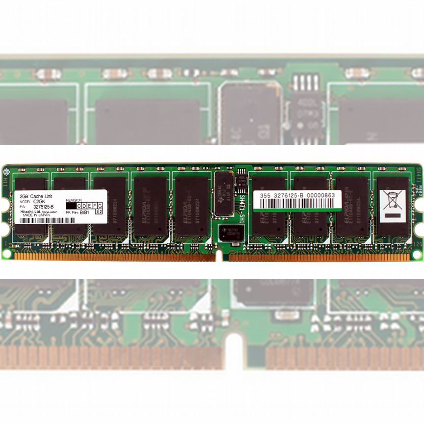 [3276125-B] Оперативная Память Hitachi Ddr2 2gb 3276125-B