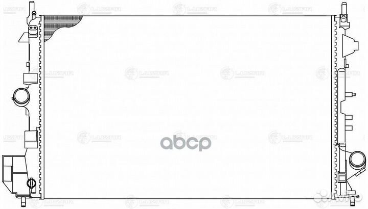 Радиатор охлаждения для а/м Opel Vectra C (02)