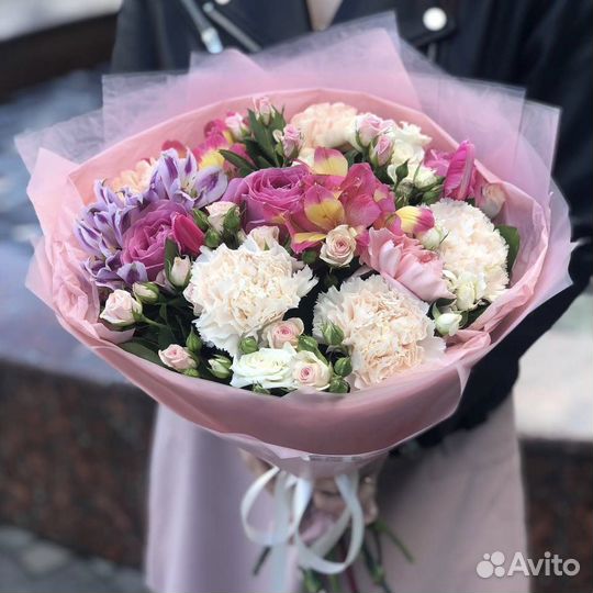 Букет «Кремовый мусс