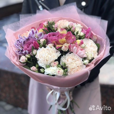 Букет «Кремовый мусс