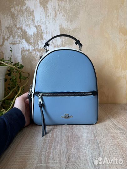 Рюкзак женский Coach голубой