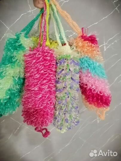 Мочалка ручной работы