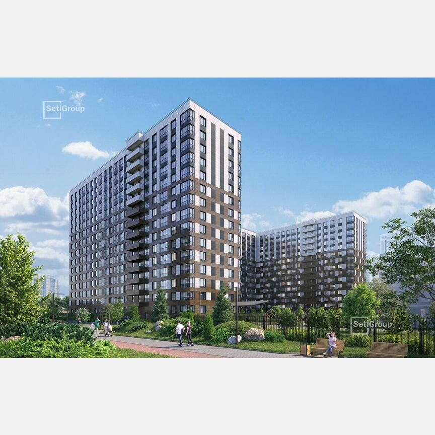 2-к. квартира, 74,2 м², 5/17 эт.