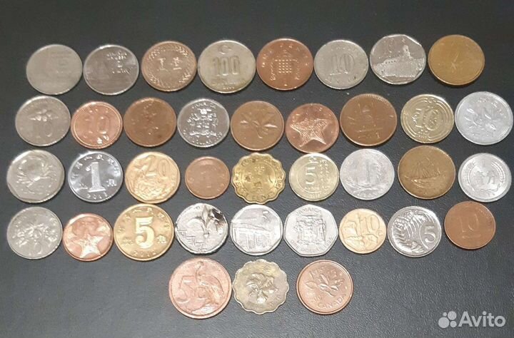 Монеты разные поштучно